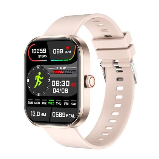 Smart Fitness Watch with Heart Rate Monitor, Color Display, Silicone Band